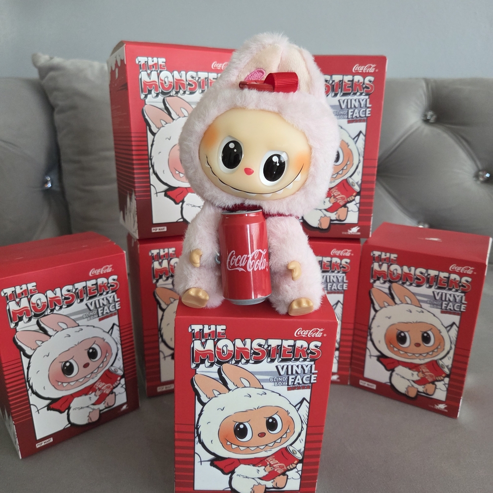 Coca Cola The Monsters Plush with Red Can